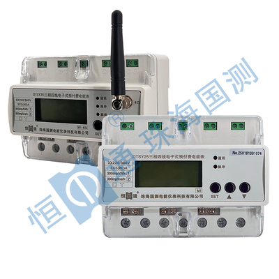 DTSY25 M1系列(7P)三相四线电子式预付费电能表（导轨）