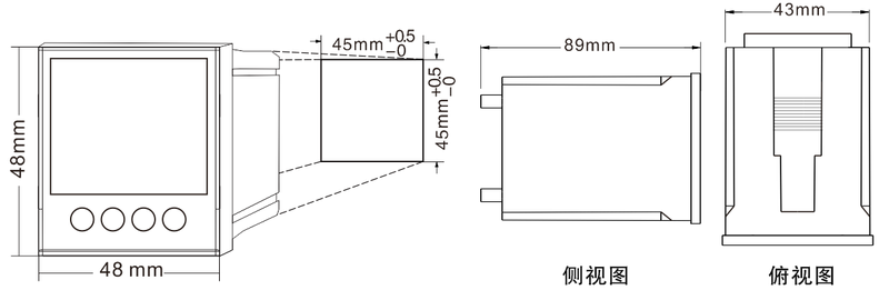 GC-WSK4A温湿度控制器尺寸图.png